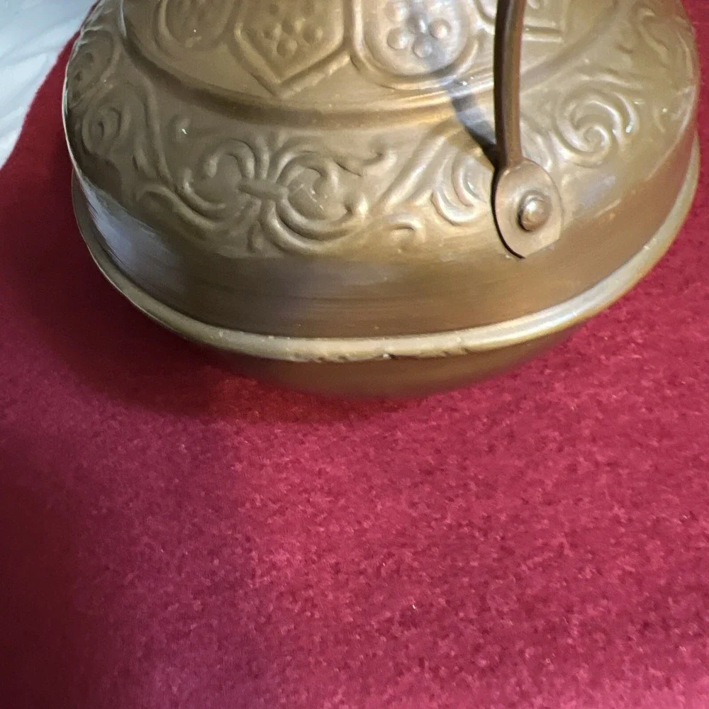 Antique Copper Hand Made 2 Handled Pot‎ Urn Vase 6 1/2